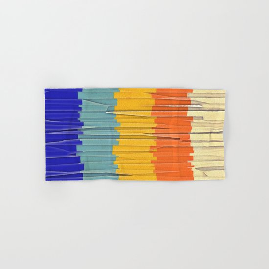 Shredded Stripes Hand & Bath Towel