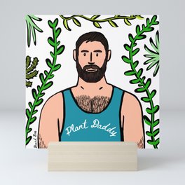 Beard Boy: Plant Daddy Mini Art Print