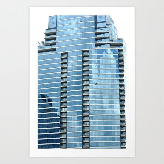 BLUE CHICAGO Art Print