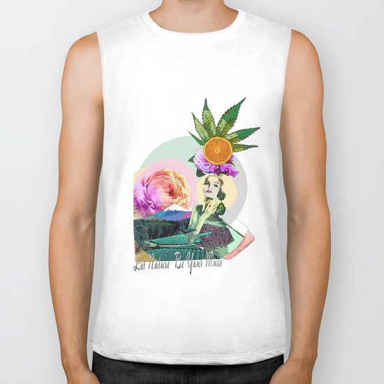 Let Nature Be Your Muse Biker Tank