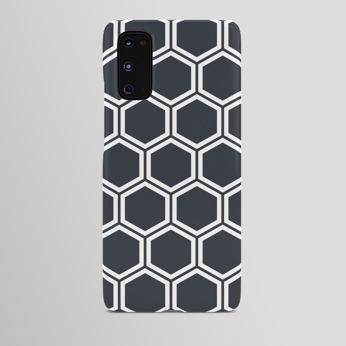 Hexagon Black Android Case
