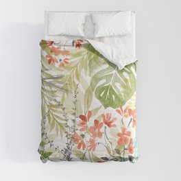 Tropical Foliage Comforter