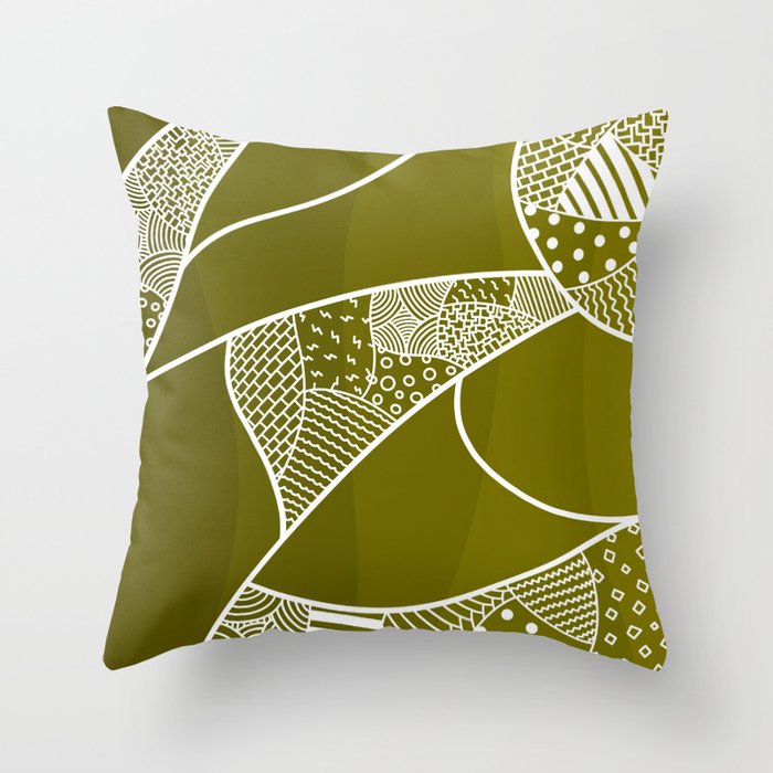 Dark sage best sale green throw pillows
