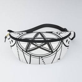 Moth Magic! Goddess Moon All Seeing Eye on YOU! Fanny Pack