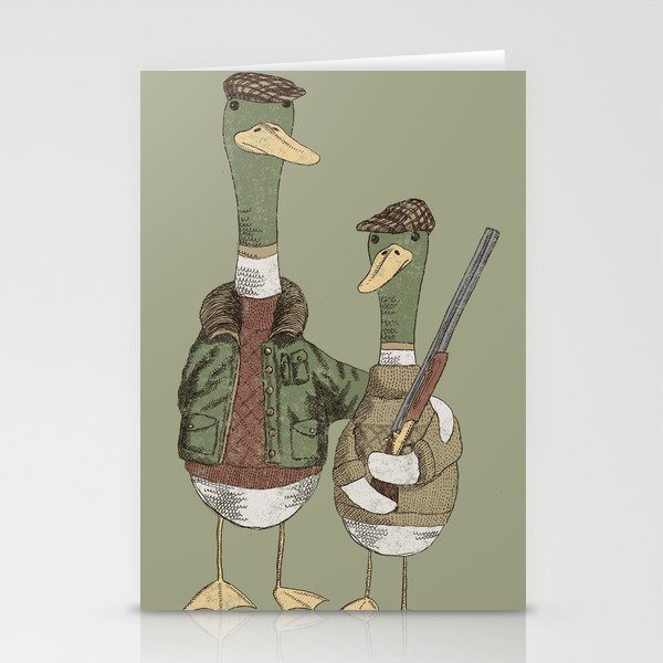 Hunting Ducks Stationery Cards
