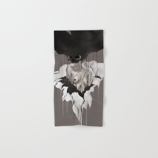 Death By Chocolate Monochrome Hand & Bath Towel