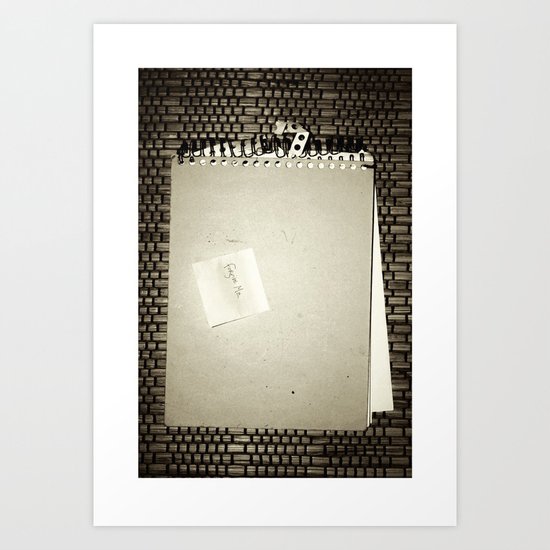 Forgive me Art Print