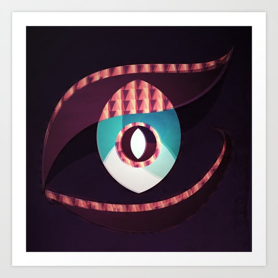 Dragons Eye Art Print