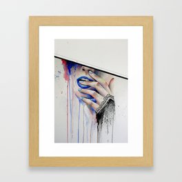 Jay Freestyle - Girl painting Framed Art Print
