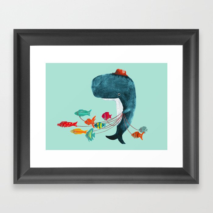 My Pet Fish Framed Art Print