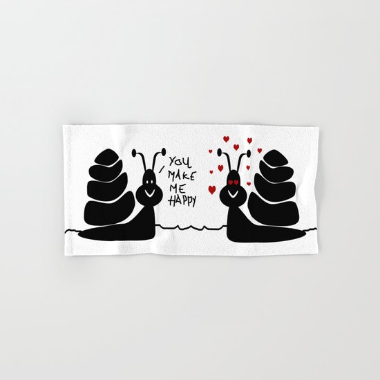 Snails Love Hand & Bath Towel