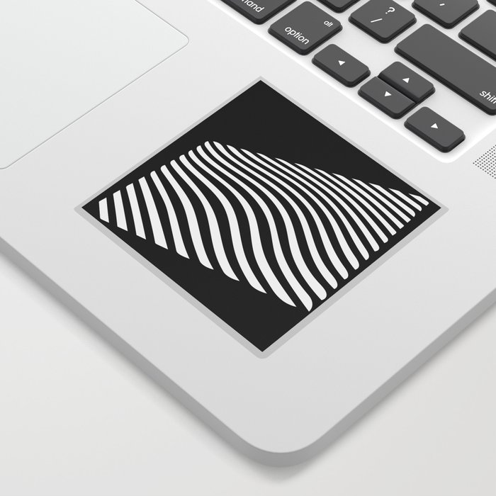 Waves Lines In The Horizon Sticker