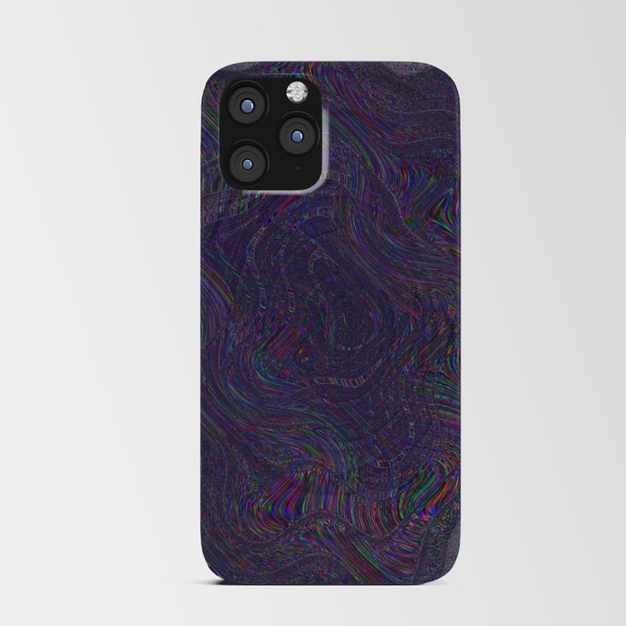 Purple Noise iPhone Card Case