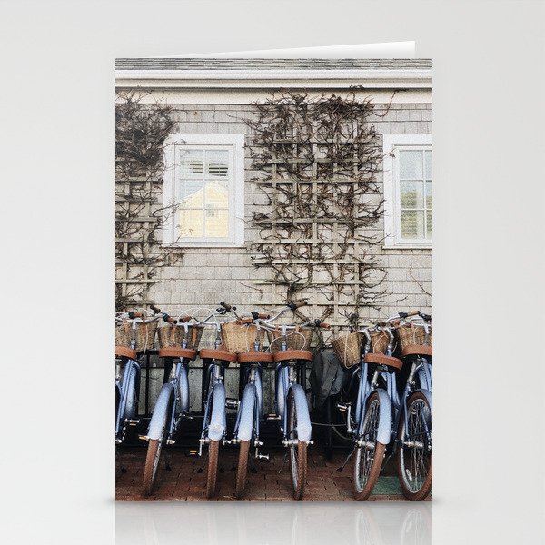 Nantucket Island Blue Bikes Stationery Cards