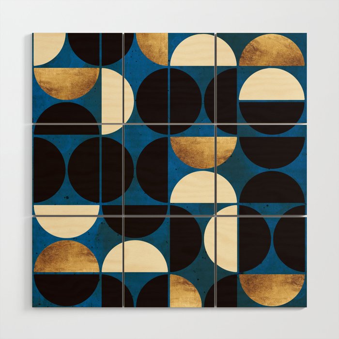 Retro Moon Wood Wall Art