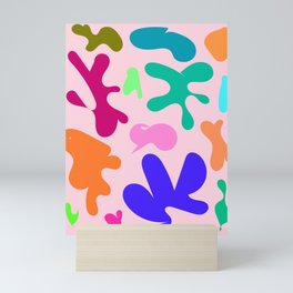 20 Henri Matisse Inspired 220527 Abstract Shapes Organic Valourine Original Mini Art Print