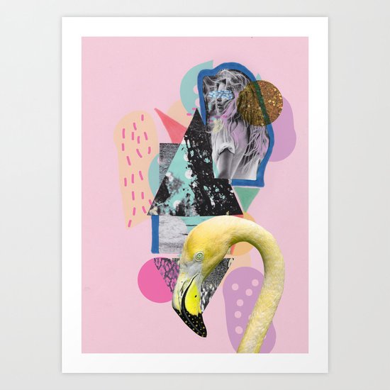 FLAMINGOLAND Art Print