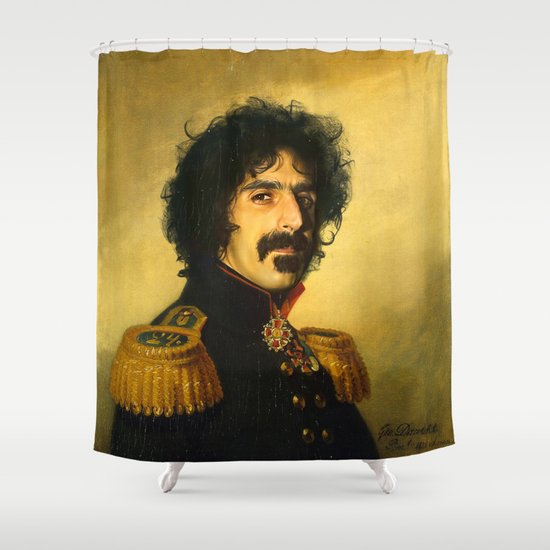Frank Zappa - replaceface Shower Curtain