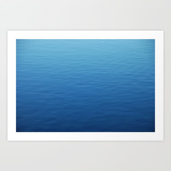Where did all the waves go? Art Print
