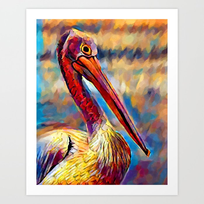 Pelican 4 Art Print