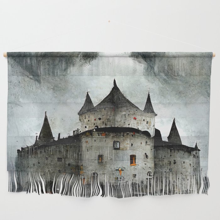 Castle in the Storm Wall Hanging