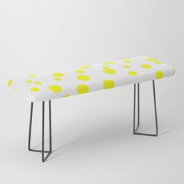 BRIGHT YELLOW POLKA DOTS Bench