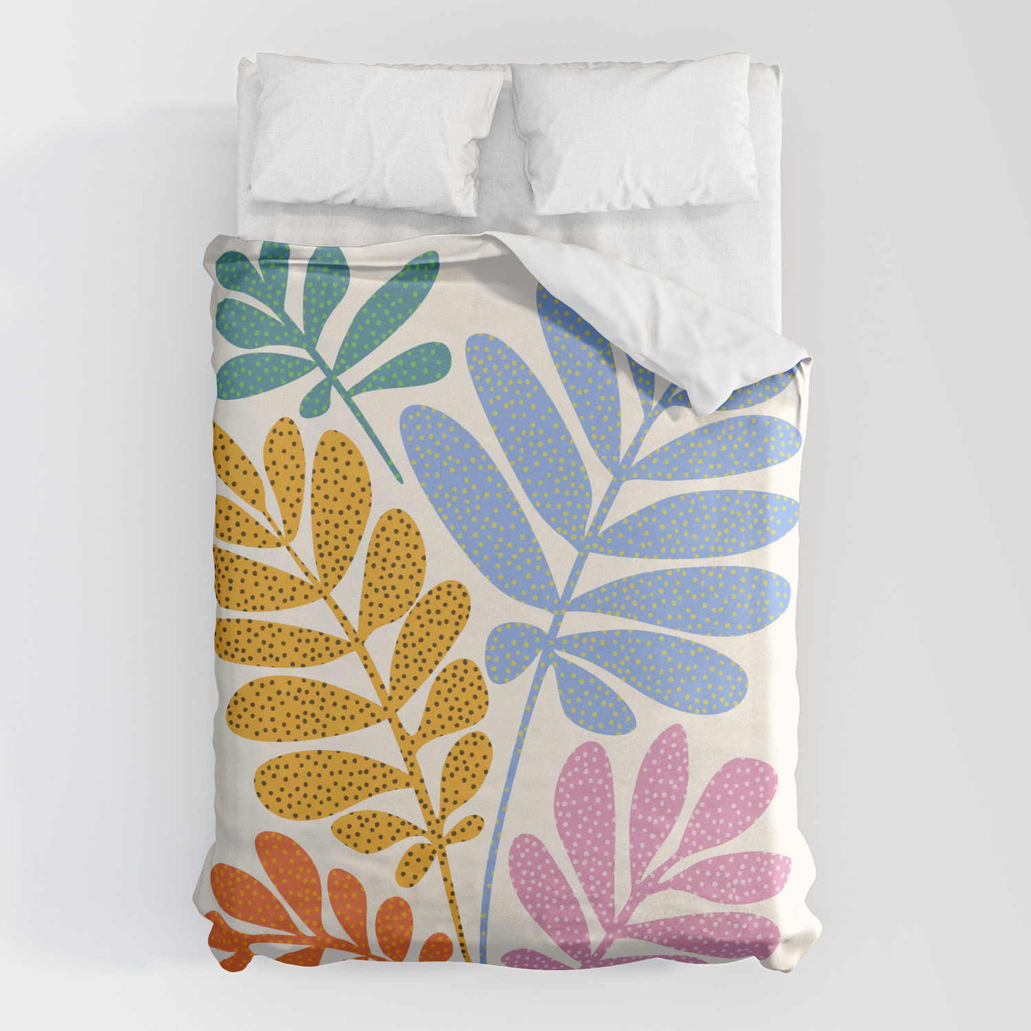 Whimsical Botanical Series Duvet Cover, Whimsical Duvet Covers