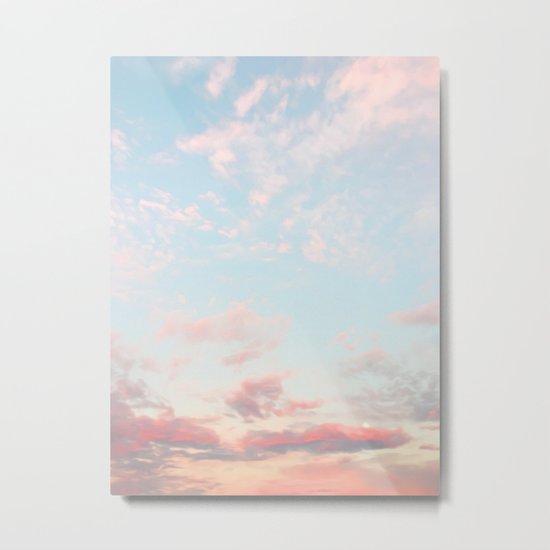 Cotton Candy Sky Metal Print By Cometocalifornia Society6