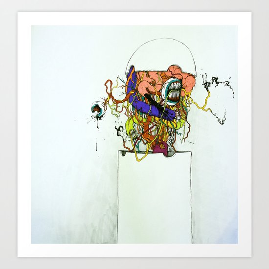 Contents Under Pressure Art Print