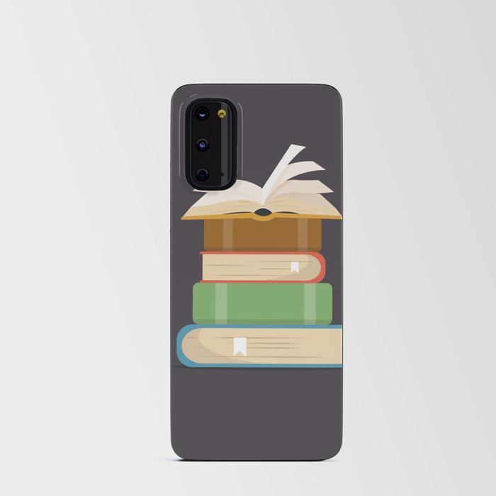Book of Stacks Seamless Pattern Android Card Case