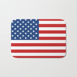 American flag Bath Mat | Political, Independence, Grunge, Stripes, American, Flag, Military, Soldier, Holiday, Graphicdesign 