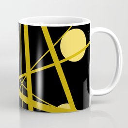 Mikado black gold Dots Design Coffee Mug