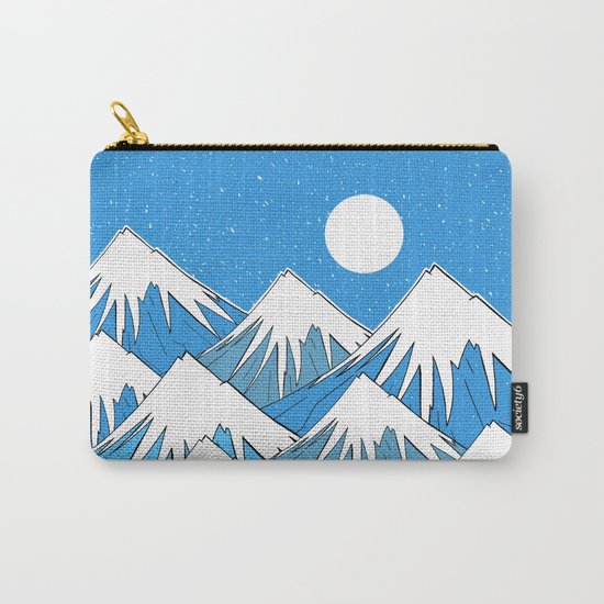 Winter Blues Carry-All Pouch