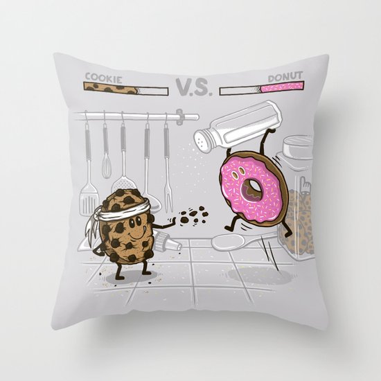 Duelicious Throw Pillow