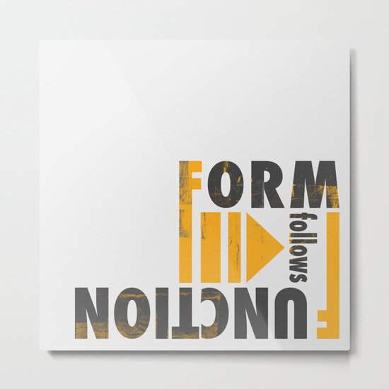 Forming the Quote Metal Print