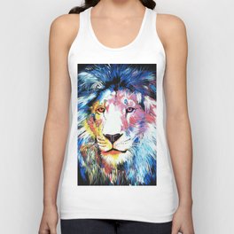 Colorful African Lion Tank Top