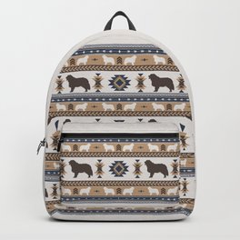 Boho dogs | Berner Sennenhund/Bernese mountain dog tan Backpack