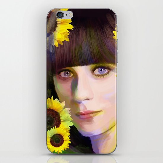 Zooey Deschanel iPhone Skin