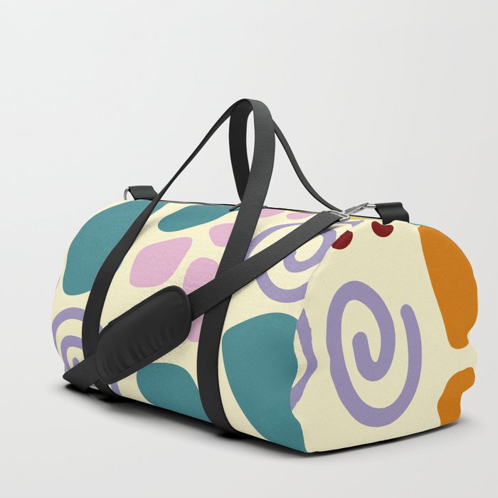 Abstract vintage colors pattern collection 1 Duffle Bag