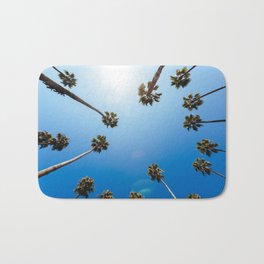 Palm Trees in Los Angeles Bath Mat