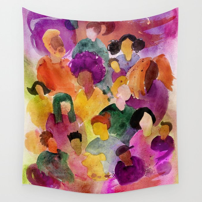Diversity 2 Wall Tapestry