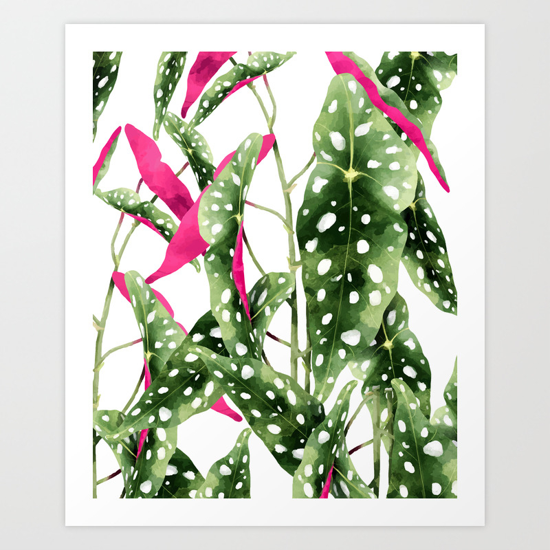 Happiness Is Buying Plants Botanical Painting Art Print By
