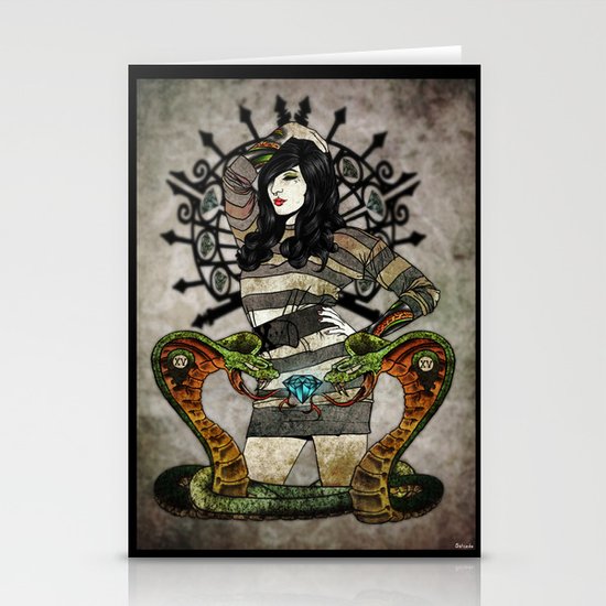 Cobra Carbon Stationery Cards