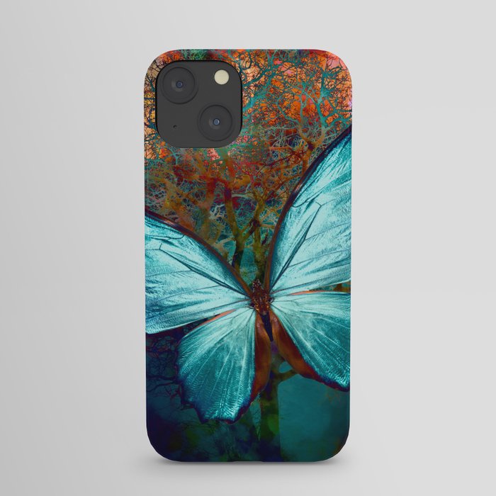 The Blue butterfly iPhone Case