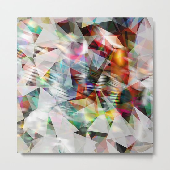 crystalline Metal Print