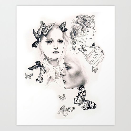 Gemma Ward Art Print