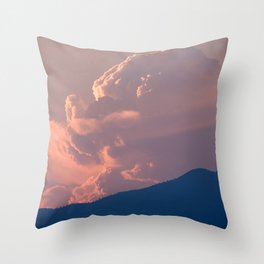 A face in the clouds? Throw Pillow