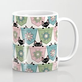 Cat Pocket Peek-a-Boo ©studioxtine Mug