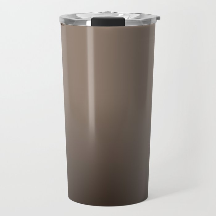 COCOA & CHOCOLATE BROWN OMBRE COLOR Travel Mug