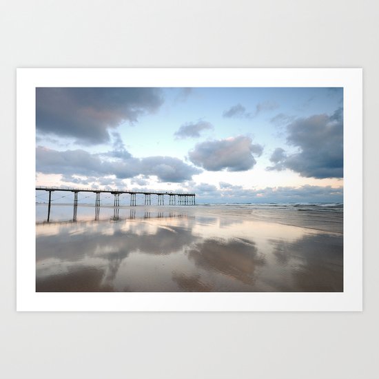 Saltburn by the Sea Art Print